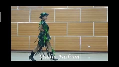 Theona Widya Paramita Fashion Show Tema Kostum Tentara Youtube