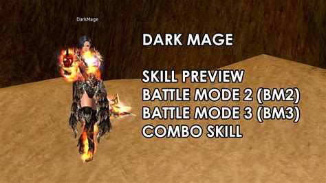 CABAL ONLINE DARK MAGE SKILL PREVIEW BM2 BM3 YouTube