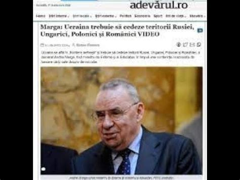 Ukraine S Borders Are Unnatural Says Romanian Ex Foreign Minister