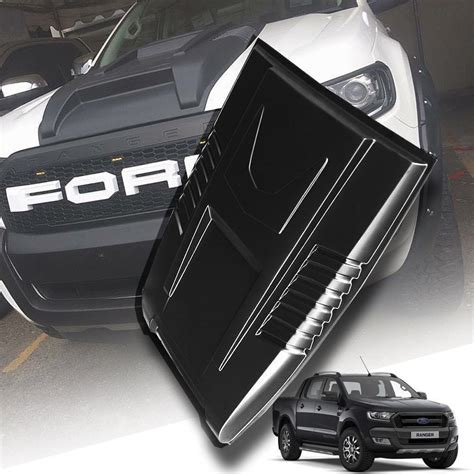 Bonnet Hood Scoop Cover Black Fits Ford Ranger Raptor Wildtrack 2011