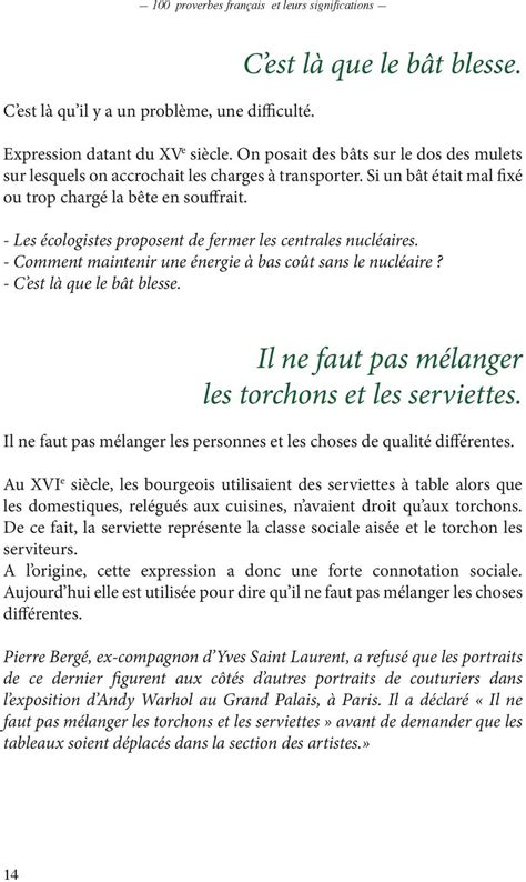 Gratuit Les Proverbes Et Ses Significations Pdf Fraiscitation