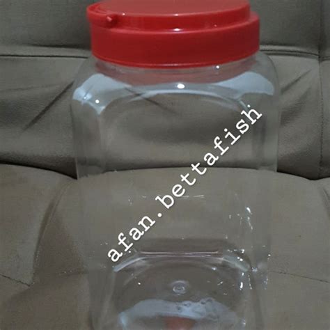 Jual Toples Plastik Ikan Cupang 2 Liter 12 Pcs Pakai Tutup Kota