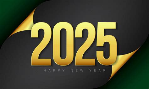 2025 Happy New Year Background Design 33127416 Vector Art At Vecteezy