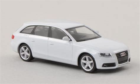 Audi A4 Avant Miniature Blanche Herpa 1 87 Voiture Miniature