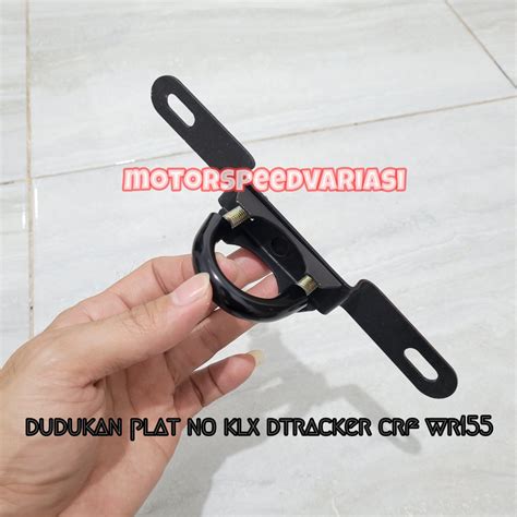 Jual Dudukan Breket Pangkon Plat Nomor Depan Bawah Setelan Klx Dtracker