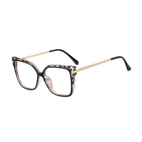 Mignon Square Leopard Glasses - Aoolia.com