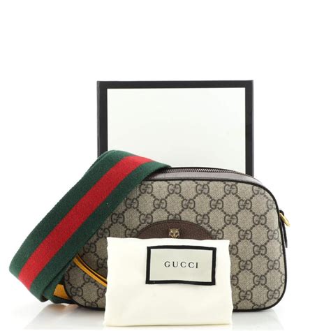 Gucci Neo Vintage Camera Messenger Bag Gg Coated Canvas At 1stdibs