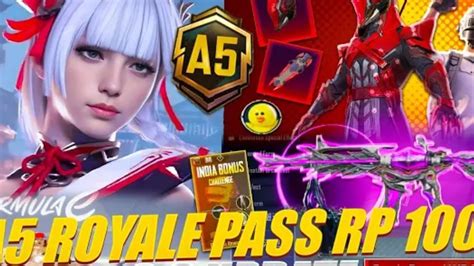 A5 ROYALE PASS RP 100 M416 UPGRADE CYCLE 6 Rewards YouTube