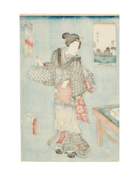 Bidlive Utagawa Kunisada Toyokuni Iii And Utagawa