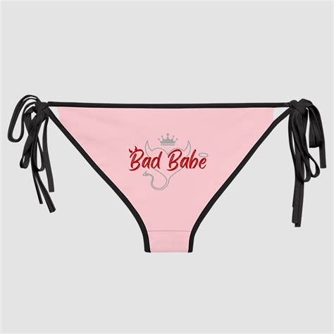 Bad Babe Pink Bikini Bottom Avaryana Rose