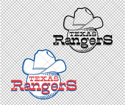 Texas Rangers 1972, Svg, Dxf, Eps, Png - SvgShopArt