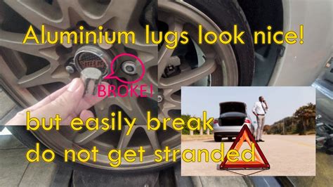 Fixing A Broken Lug Nut Prius Aluminium Lug Sucks Youtube