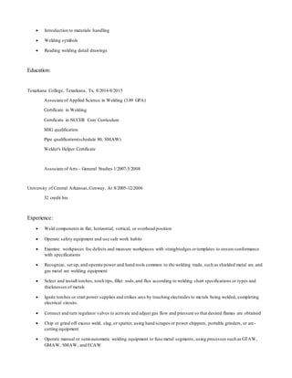 Brittney S Welding Resume PDF