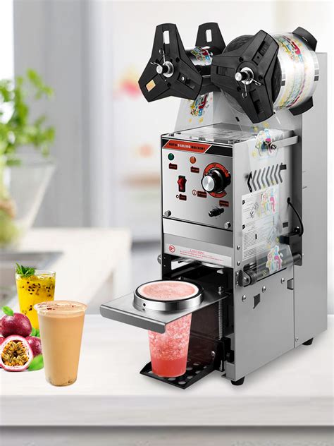 Vevor Vevor Semi Automatic Bubble Tea Cup Sealer Sealing Machine