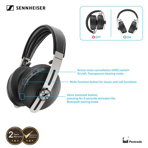 Ready Stock Sennheiser Momentum 3 Noise Canceling Wireless Over Ear