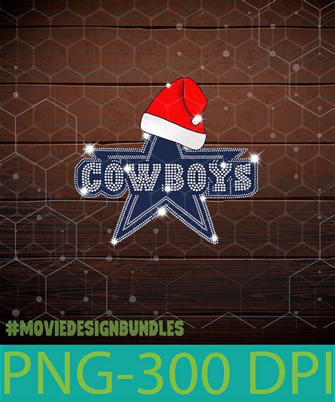 DALLAS COWBOYS CHRISTMAS PNG CLIPART ILLUSTRATION - Movie Design Bundles