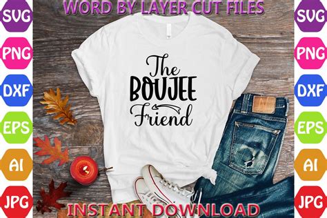 The Boujee Friend Svg Graphic By Svg Bundle House Creative Fabrica