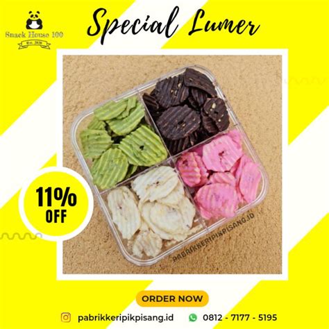 Jual Keripik Pisang Lumer Mix 4 Rasa Premium Keripik Pisang Khas