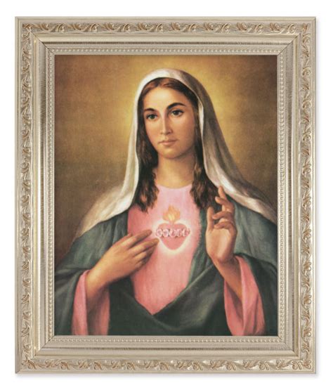 164 Frame Immaculate Heart Of Mary 8x10 Framed Print Under Glass