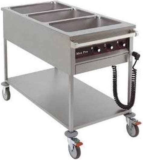 Bain Marie Wagen Gn X Mm Maxpro Horeca Professioneel