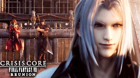 Crisis Core Ff Reunion Most Epic Fight Between Sephiroth Angeal And