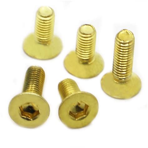 M3 M4 M5 M6 M8 Brass Hex Hexagon Socket Flat Countersunk Head Screws