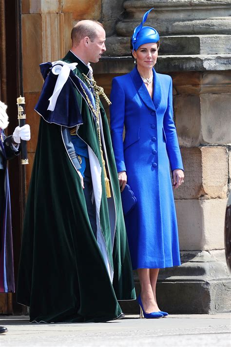 Princess Kate Stuns In Iconic Blue Coat Dress And Queen Elizabeth Iis