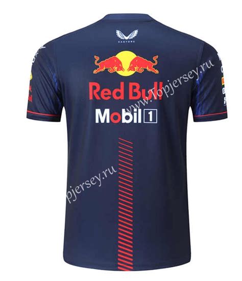 Red Bull Round Collar Royal Blue Formula One Racing Suit Formula