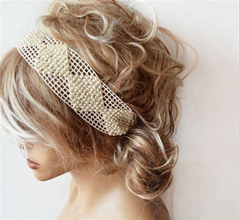 Wedding Pearl Headband Bridal Hair Accessory Wedding Hair