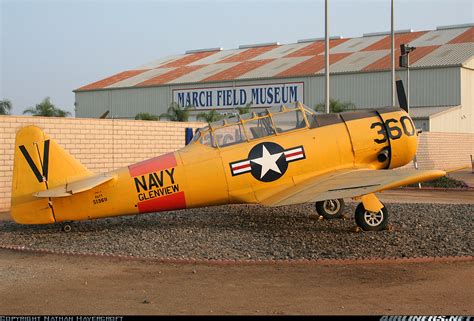 North American Snj 4 Texan Usa Navy Aviation Photo 1150501