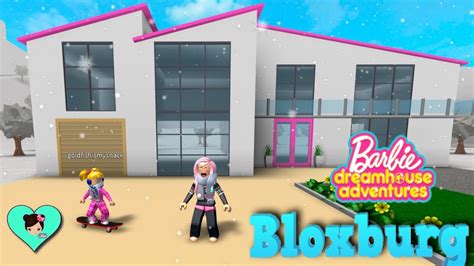 Barbie Dream House Bloxburg Build Bloxburg Barbie House Dreamhouse Roblox Adventures Mansion ...