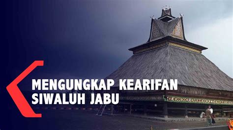 Kearifan Lokal Pada Arsitektur Rumah Adat Karo Siwaluh Jabu YouTube