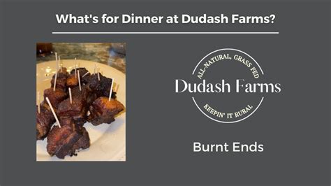 Dudash Farms Burnt Ends Youtube