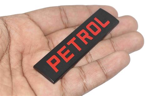 Fabbay Petrol Logo Car Badge For Fuel Tank Metal Car Sticker Of