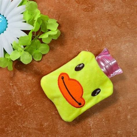 Yellow Duck Small Hot Water Bag With Cover For Pain Relief Neck Shoulder Pain And Hand Feet
