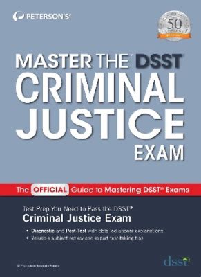 Peterson S Master The Dsst Criminal Justice Exam Paperback Us Import