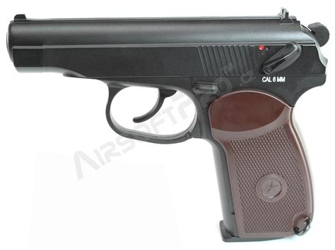 Ww2 Airsoft Pistol Makarov Pm Co2 Non Blowback Pistol Black