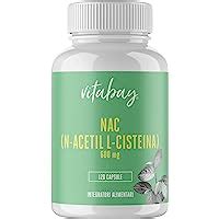 Vitabay NAC Kapseln N Acetyl Cystein 120 Kapseln VEGAN LABORGEPRÜFT