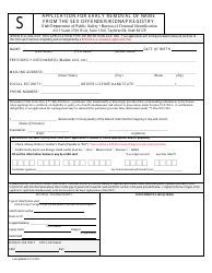 Utah Application For Early Removal Of Name From The Sex Offender Kidnap