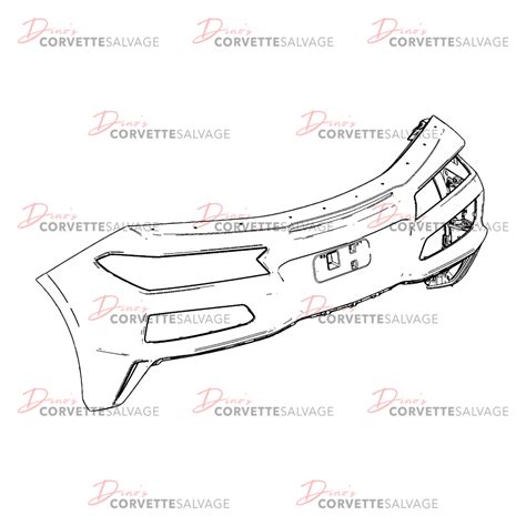 C8 Used E-Ray, Z06 Upper Rear Bumper 2020-2024 | Dino's Corvette Salvage