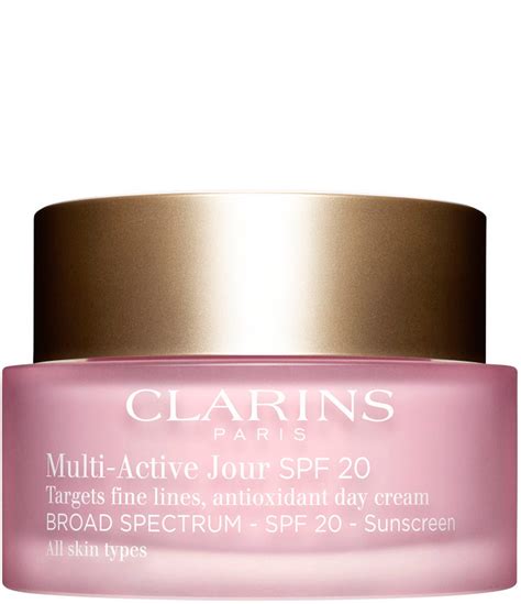 Clarins Multi-Active Anti-Aging Day Moisturizer with SPF 20 for Glowing Skin | Dillard's