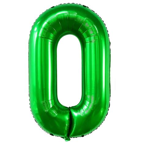 Giant Dark Green Number Balloon Cm Number Balloon Dark