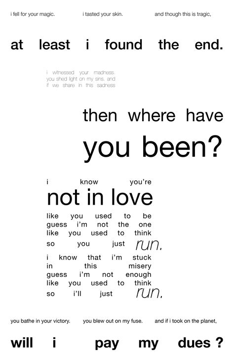 Joji - Run Lyrics Typography Poster