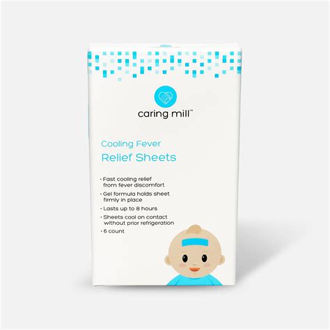 Caring Mill" Fever Relief Sheets, 6 Ct