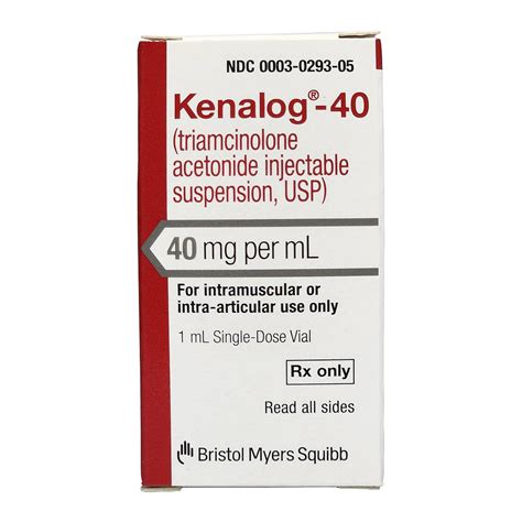 Kenalog 40 Mg Triamcinolona C1 Frasco Ampula De 1 Ml Small Pharmacy