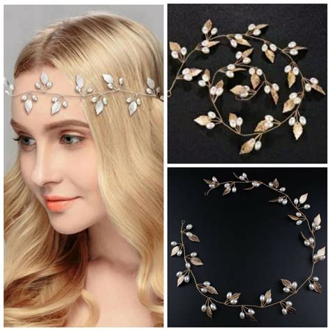 Jual Headpiece Daun Hair Piece Hiasan Rambut Aksesoris Kepala