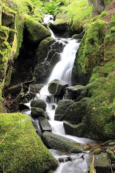 Waterfall Of The Valley Of Munster Stock Photo Image Of Mountain