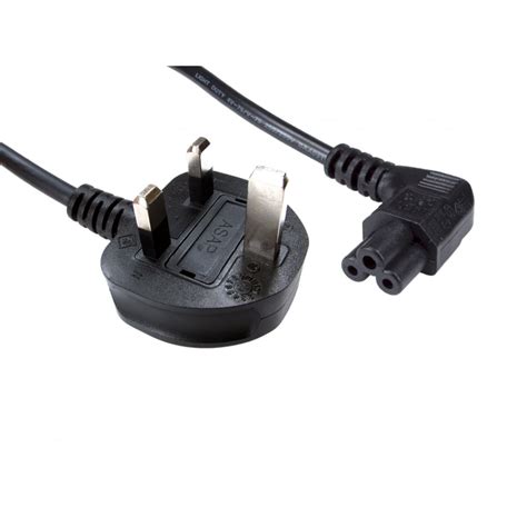 Cables Direct Ltd M Uk Plug To Right Angled C Mains Lead