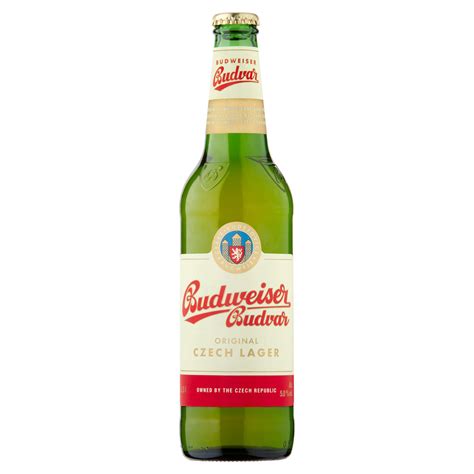 Budweiser Budvar Original Czech Lager 500ml Beer Iceland Foods