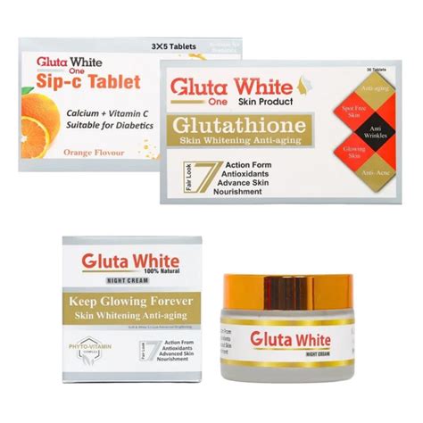 Gluta White Capsule Full Body Skin Whitening In Pakistan Gluta One